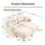 Modular Sectional Sofa with 2 Ottoman with Ergonomic Design Premium Chenille Fabric and Flexible Combination Ways-1409013642