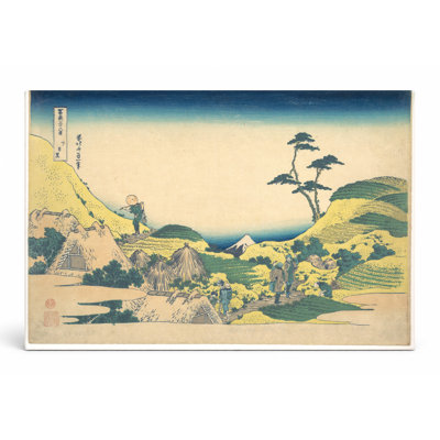 Lower Meguro (Shimo Meguro), from Thirty-six Views of Mount Fuji (c. 1830–1832) — Landscape Canvas Wall Art