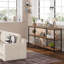 Console en bois manufacturé l 70,87 po avec structure en métal Jeyden -806231454