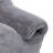 Compression 42.5" WVelvet Adult Bean Bag Chair Storage Armrest With Ottoman-56864402-40745067