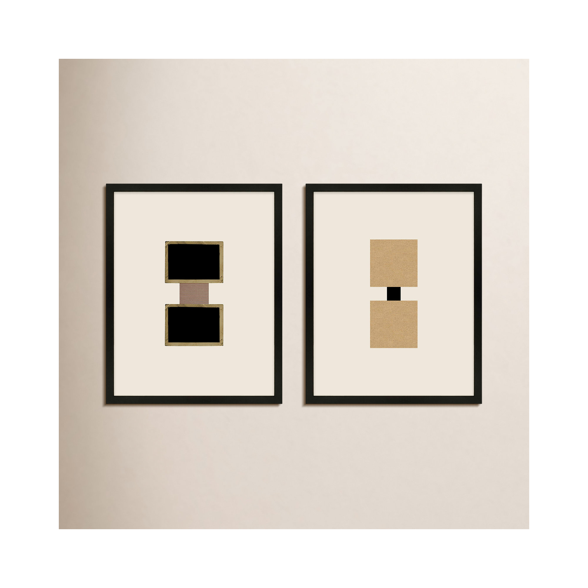 Column by Eleni Psyllaki For Paradissi Digital Art, Black Framed, 30" H x 24" W  x 1.25" D
