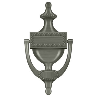 Deltana DKR75U15A Door Knocker; Victorian Rope; Antique Nickel Finish