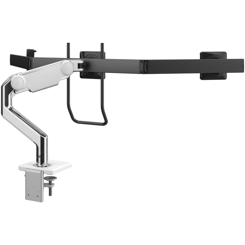 M10 W/Triple Crossbar & Handle, Polished Aluminum, White, Triple