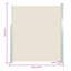 Dakota Fields 500cm W Cream Cover Retractable Side Awning