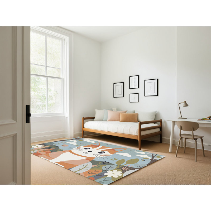 Tapis pour enfants East Urban Home, Rectangulaire 7 pi x 10 pi
