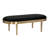 Velvet Upholstered Bench - Black-456221821