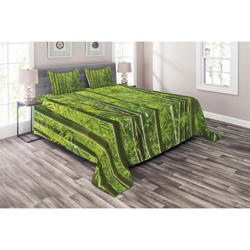 Eclectic Polyester Coverlet, King Bedspread + 2 Shams