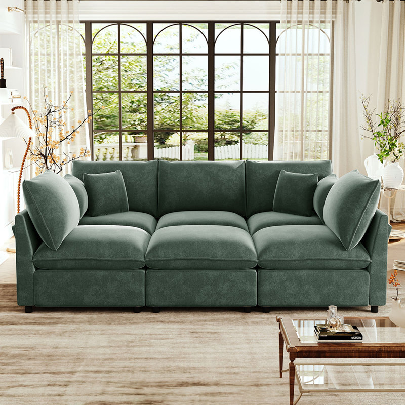 Canapé modulaire Modern, Vert