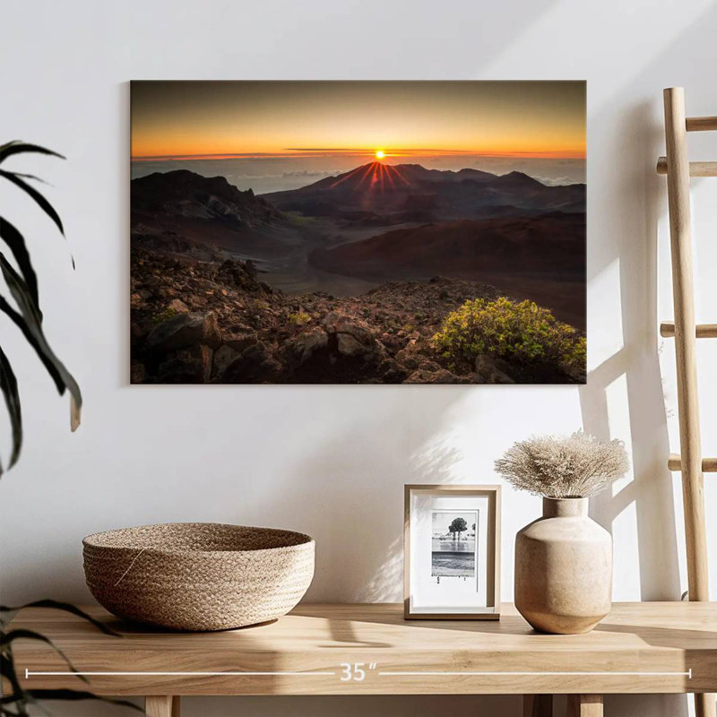 Alvord Haleakala Sunset Rays, 16" H x 24" W