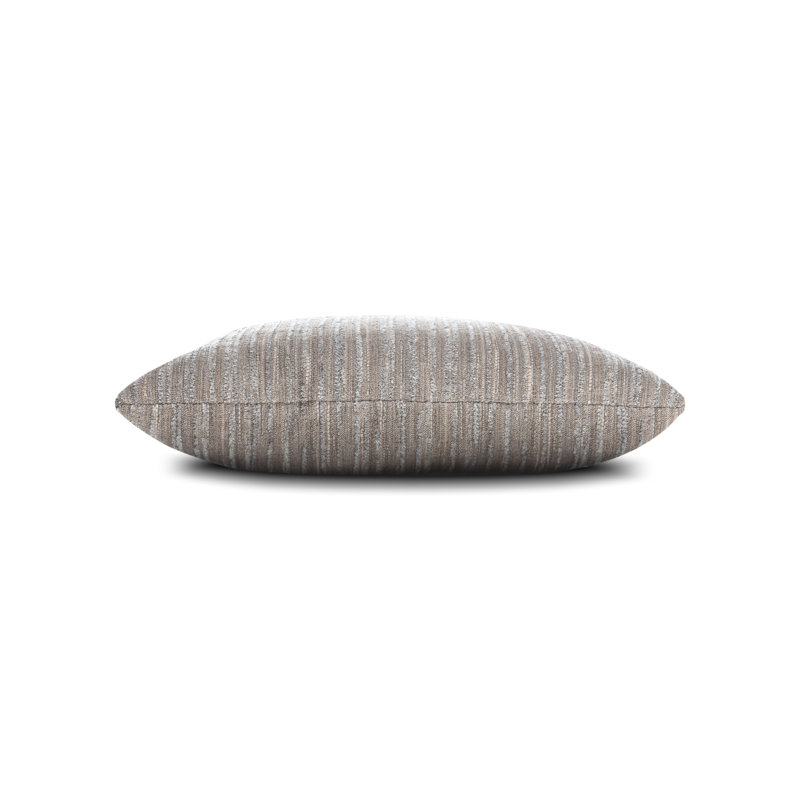 Luxe Throw Square Outdoor Pillow Cover & Insert by Elaine Smith, Indigo, 20"H X 20"W, Striped