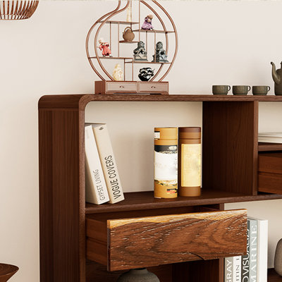 Wabi-Sabi Style Solid Wood Entryway Cabinet