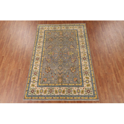 Handmade Floral Oushak Oriental Area Rug 7x10