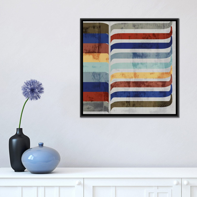 « effervescence ii », impression sur toile, H 18 po x l 18 po x P 1,5 po, Toile avec cadre noir, Pas de tapis