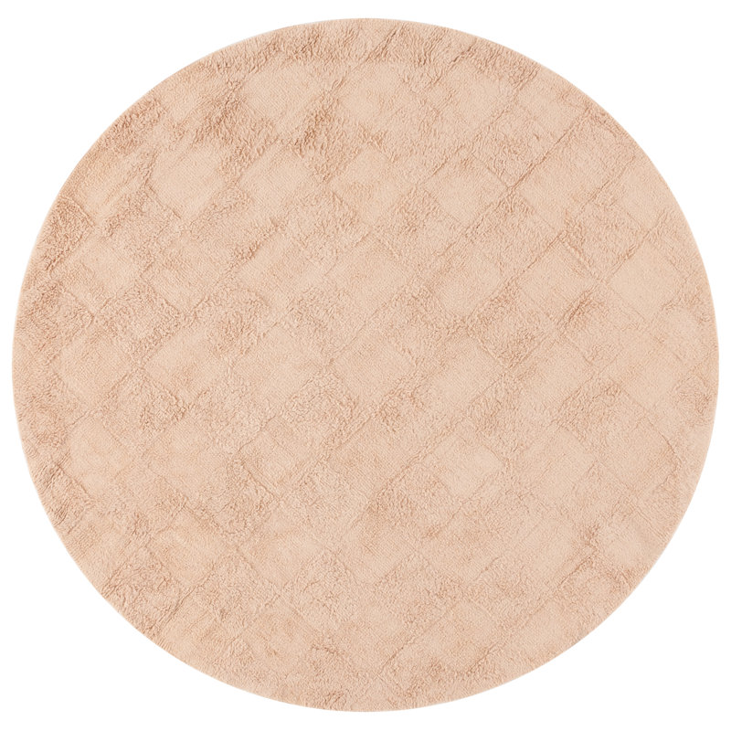 Tapis beige Easy Care 222, Rond 6 pi