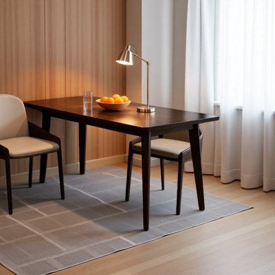 Mid-Century Nordic Kitchen Table,Rectangle Dining Table,For Dining Room