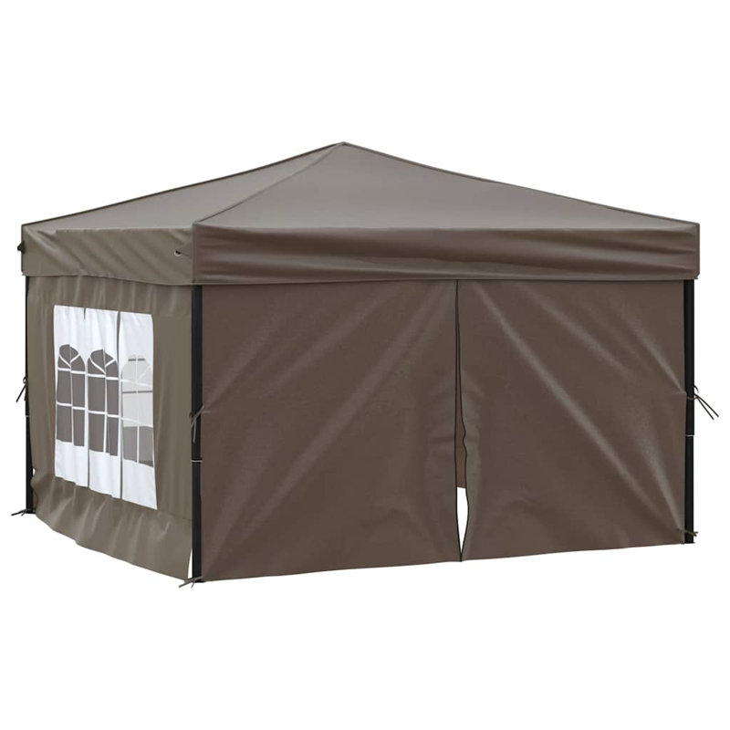 Aliodija 3m x 3m Steel Patio Gazebo, Taupe