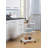 Minimalist Style 3 Tier Utility Rolling Shelf Cart-87910545