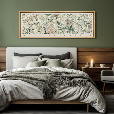 «Abstract Botanical Floral Motif Botanical Nature Landscape», reproduction d'art sur toile