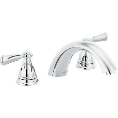 Garniture de robinet de baignoire romaine à deux poignées Elmhurst