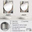 Hardison - Décoration murale miroir formes abstraites MIR137789-2125770654