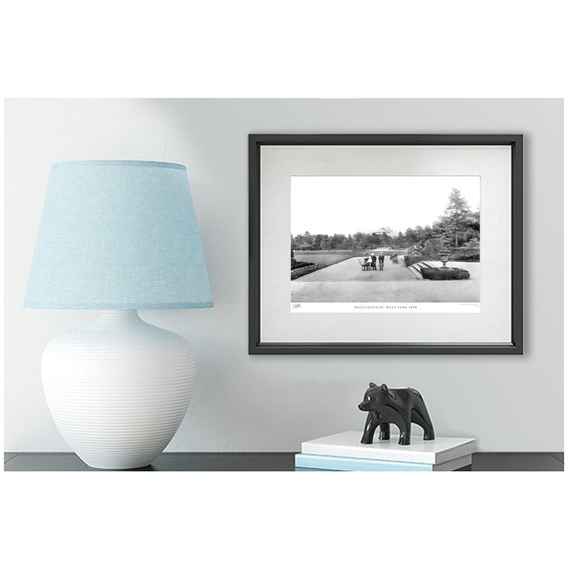 Macclesfield, West Park 1898 - Single Picture Frame Print, 28cm H x 36cm W x 2.3cm D