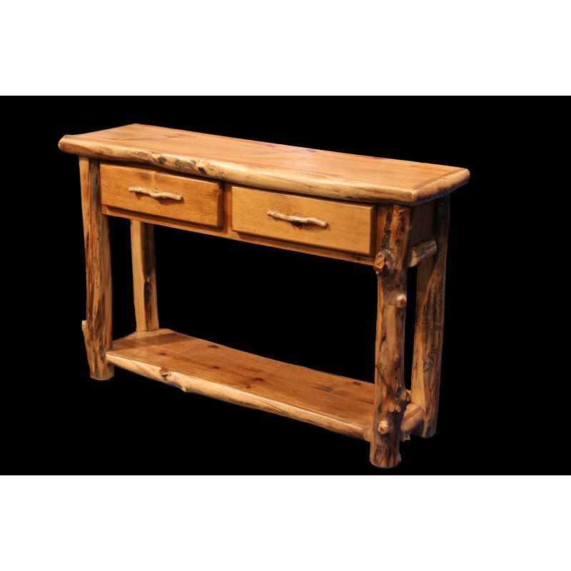 Amias 48'' Solid Wood Top Console Table