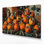Art sur toile noir Fruit kaki