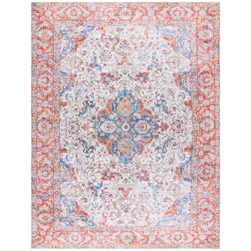 Ardoth Performance Machine Washable Oriental Rug, Rectangle 9' x 12'