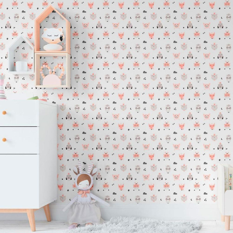 Rouleau de papier peint adhésif doux L 126 po x l 24 po