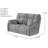 Wild Card Double Reclining Loveseat