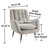 Brianne 30.31'' W Tufted Upholstered Accent Armchair-1425767890
