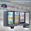 Refroidisseur de bar commercial Bodega Bodegacooler avec 3 portes en verre, réfrigérateur à boissons sous le comptoir de 11,4 pieds cubes, réfrigérateur à barres arrière, réfrigérateur à boissons à affichage commercial, boissons à la bière et à la bière-122516690