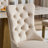 Modern Rectangular Glass Dining Set with Tufted Upholstered Parsons Chairs-1144627629-1144627632