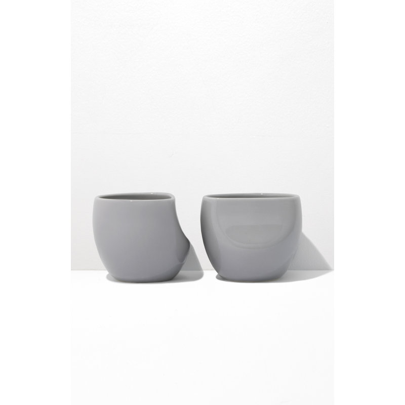 Tasse moyenne - paquet de 2, Gris