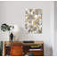 « painted tropical screen ii gray gold » par silvia vassileva,, impression sur toile-31925069-73623321-73623322