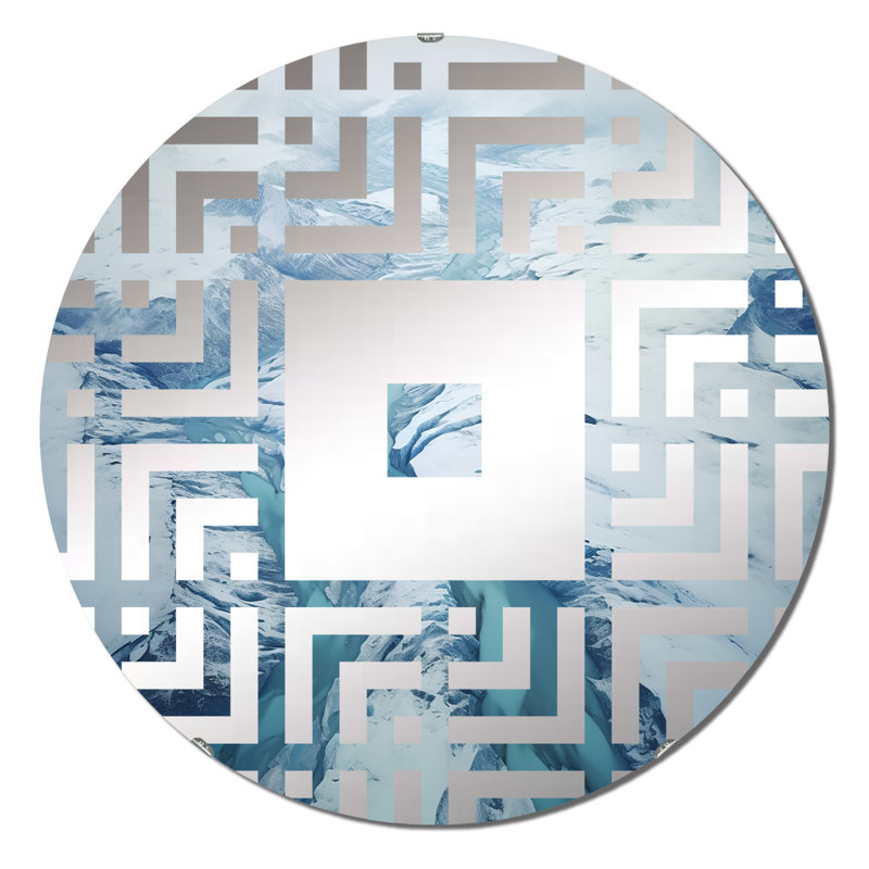Lessines - Miroir mural carré, 23,6 po x 23,6 po