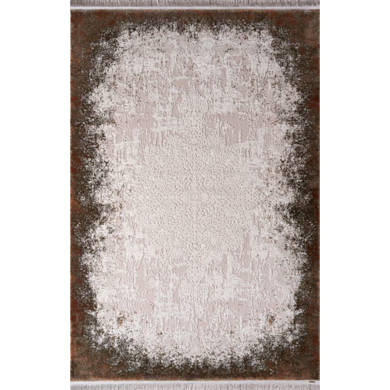 Polyester tissé à la machine Teresia, Tapis de couloir 2 pi 7 po x 10 pi