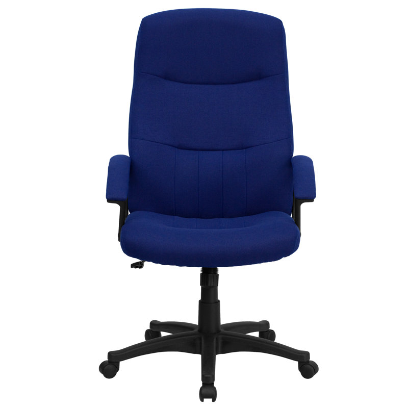 Chaise de bureau Camyrn, Bleu marine