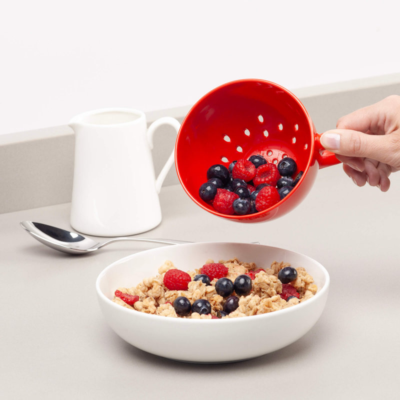 Keep it Handy Berry Cup Colander, 10cm, Red