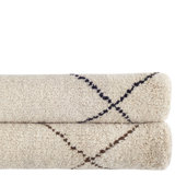 Numa Black Hand Knotted Wool Rug