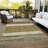 Machine Washable Indoor/Outdoor Claudian ACN1624 Coffee Rug-104236943