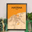 Havana City Map - No Frame Print-1615704827