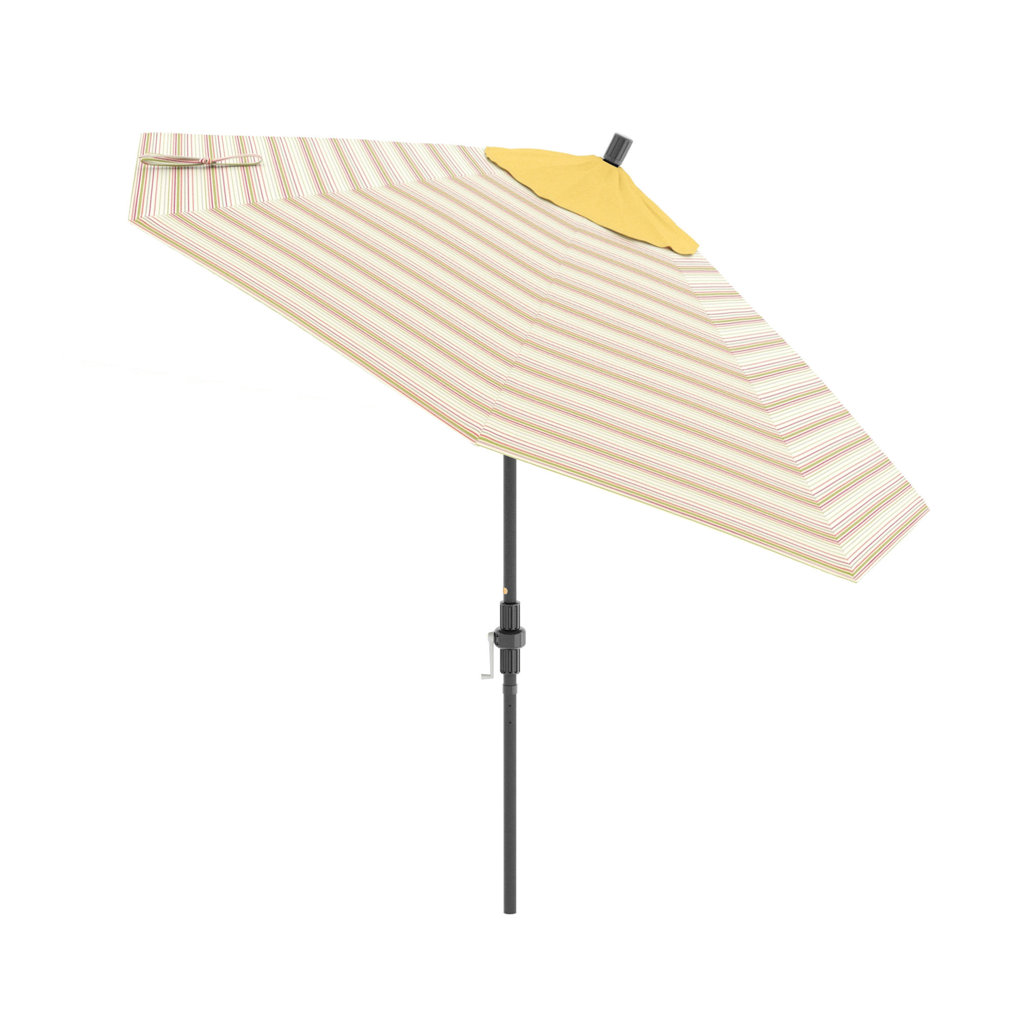 Santana 108'' Outdoor Umbrella, Donovan Garden - Pacifica Premium, Gray