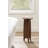 Kanna Wavy Round Mango Wood Drink Table-1888188786