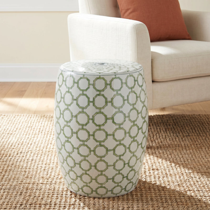 Bluford Ceramic Accent Stool