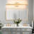 32" Dimmable LED Smoked Acrylic Shade Bath Bar Aluminum Vanity Light Fixture-788656470