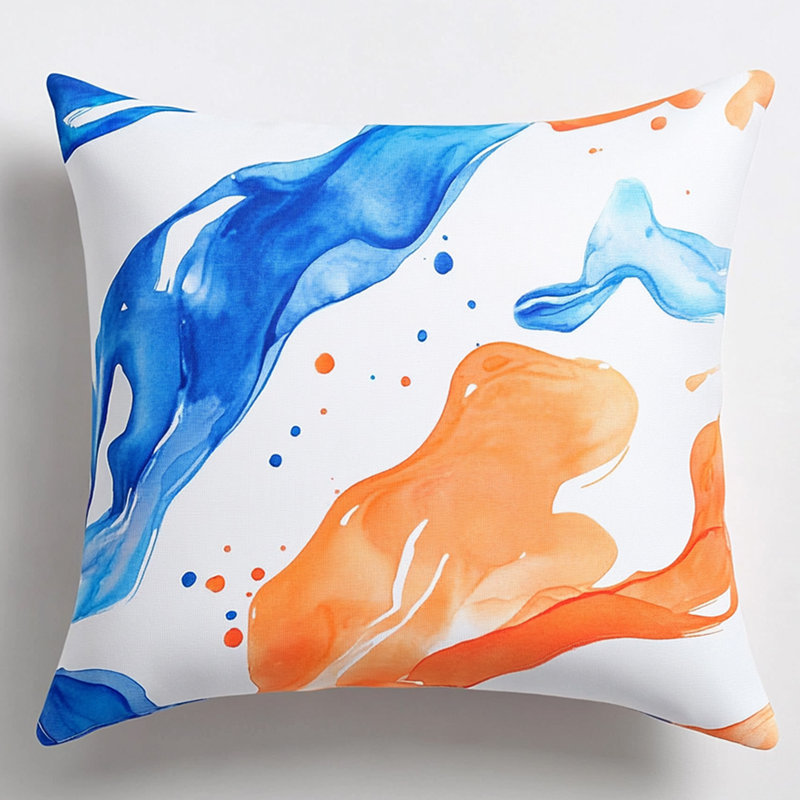 Coussin décoratif abstrait abstrait