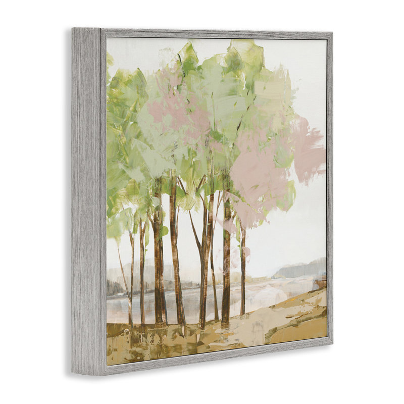 Giclée encadrée par Spring Awakening Forest, conception par Ian C., Estampe numérique Farmhouse, H 12 po x l 12 po