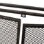 Pare-feu moderne en fer, fini mat - 102,6 cm (l) x 77,2 cm (h), design élégant et raffiné