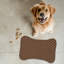 Pumpkin Spice Plaid - 1 Piece Bone Shape Feeding Mat
